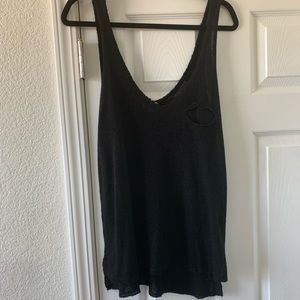 PST black sweater tank